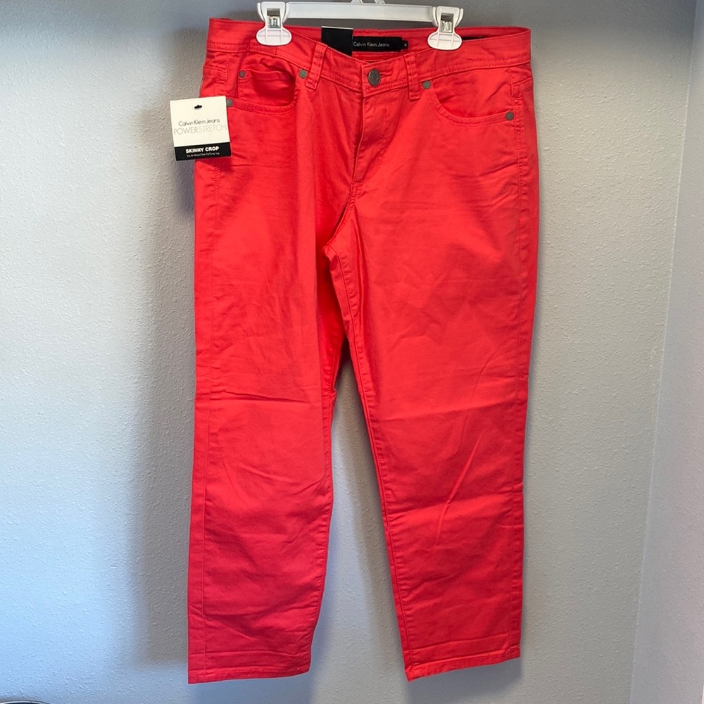 New Calvin Klein skinny crop pants